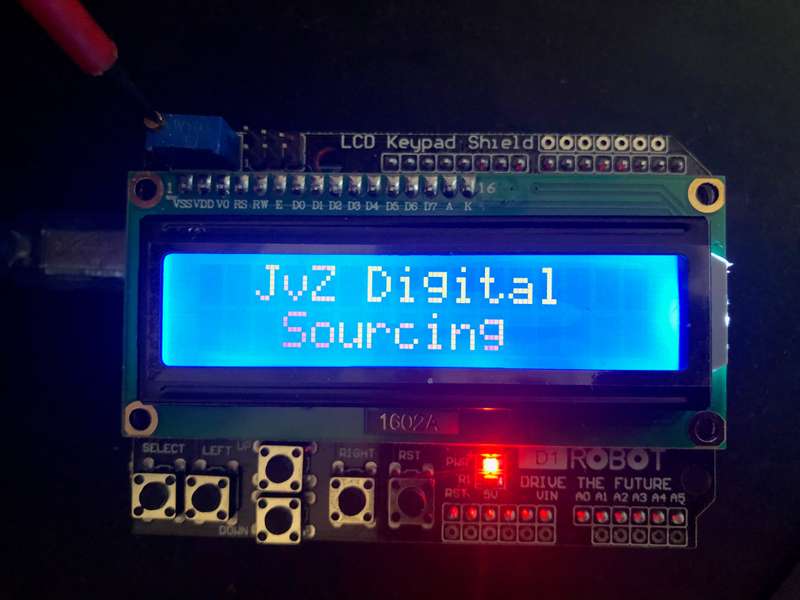 LCD + Keypad (6 Buttons) Shield for Arduino Uno