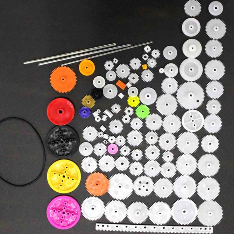 106 PCsPlastic Gears and Pulleys