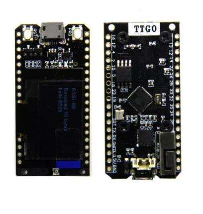2 X ESP32 + 868 LoRa + OLED display