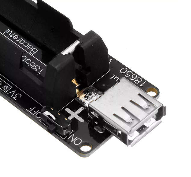 Micro USB 18650 Battery Backup Charger Board (UPS)