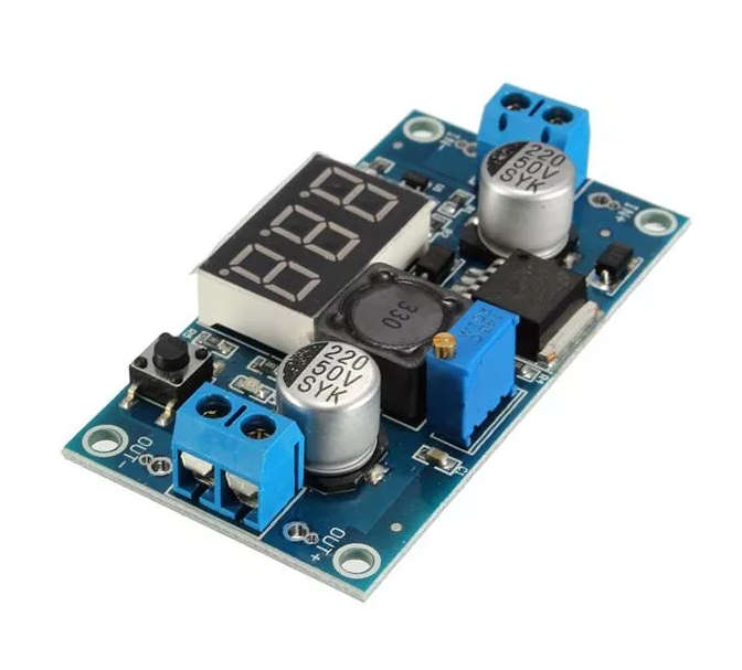 LM2596 DC-DC Adjustable Regulator Module With Display