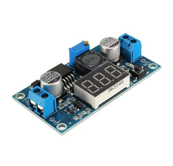 LM2596 DC-DC Adjustable Regulator Module With Display