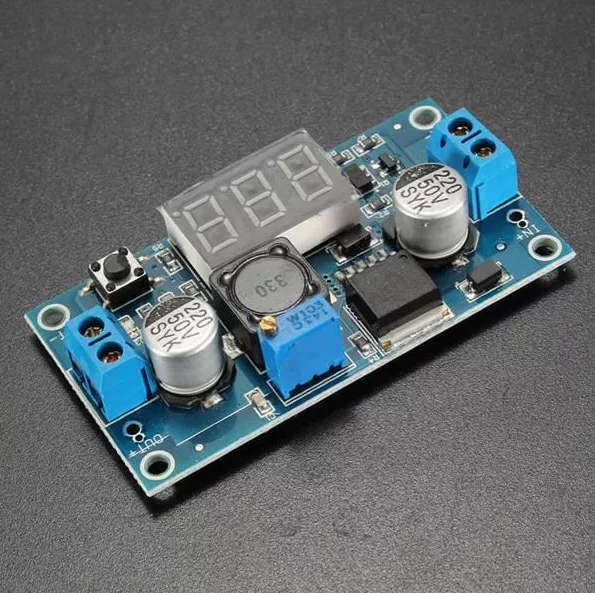 LM2596 DC-DC Adjustable Regulator Module With Display