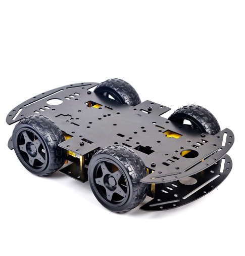 4WD Smart Robot Car Aluminium Chassis Kit