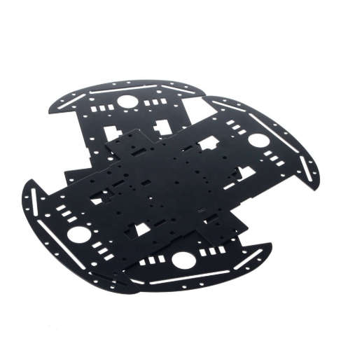 4WD Smart Robot Car Aluminium Chassis Kit