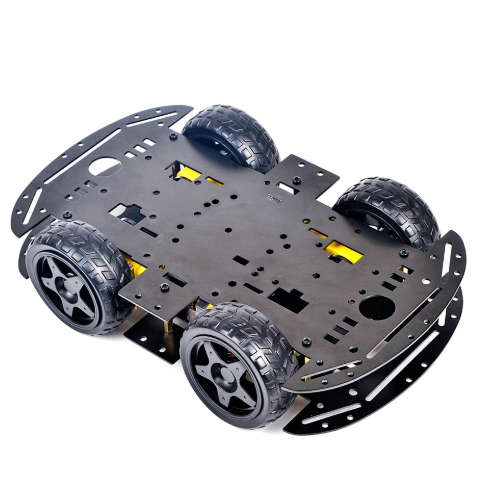 4WD Smart Robot Car Aluminium Chassis Kit