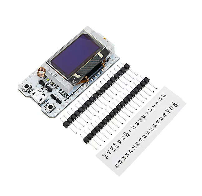 ESP32 With LoRa (SX1278) and 0.96 Inch Blue OLED Display