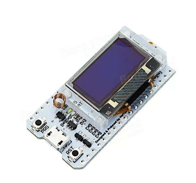 ESP32 With LoRa (SX1278) and 0.96 Inch Blue OLED Display