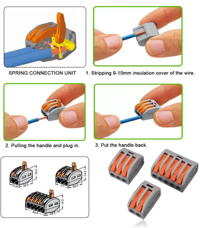Excellway Lever Wire Connector