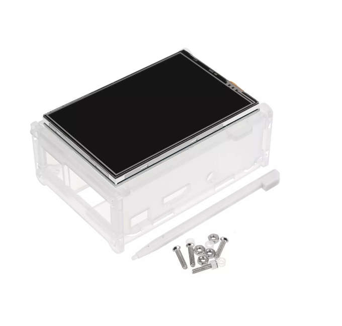 3.5" TFT Touch Display with acrylic case for Raspberry Pi (2B, 3B and 3B+)