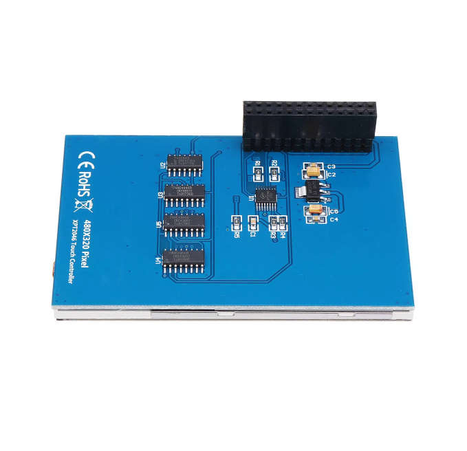 3.5" TFT Touch Display with acrylic case for Raspberry Pi (2B, 3B and 3B+)
