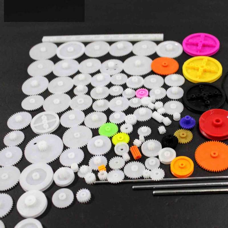 106 PCsPlastic Gears and Pulleys