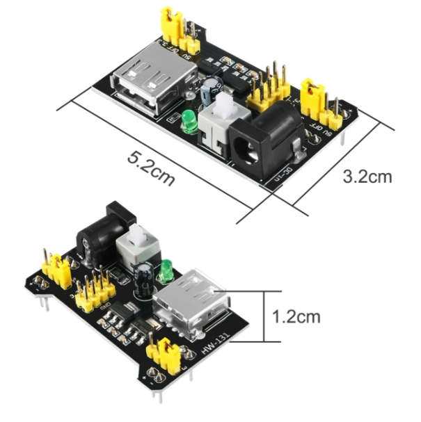 Breadboard Power Supply Module 3.3V and 5V