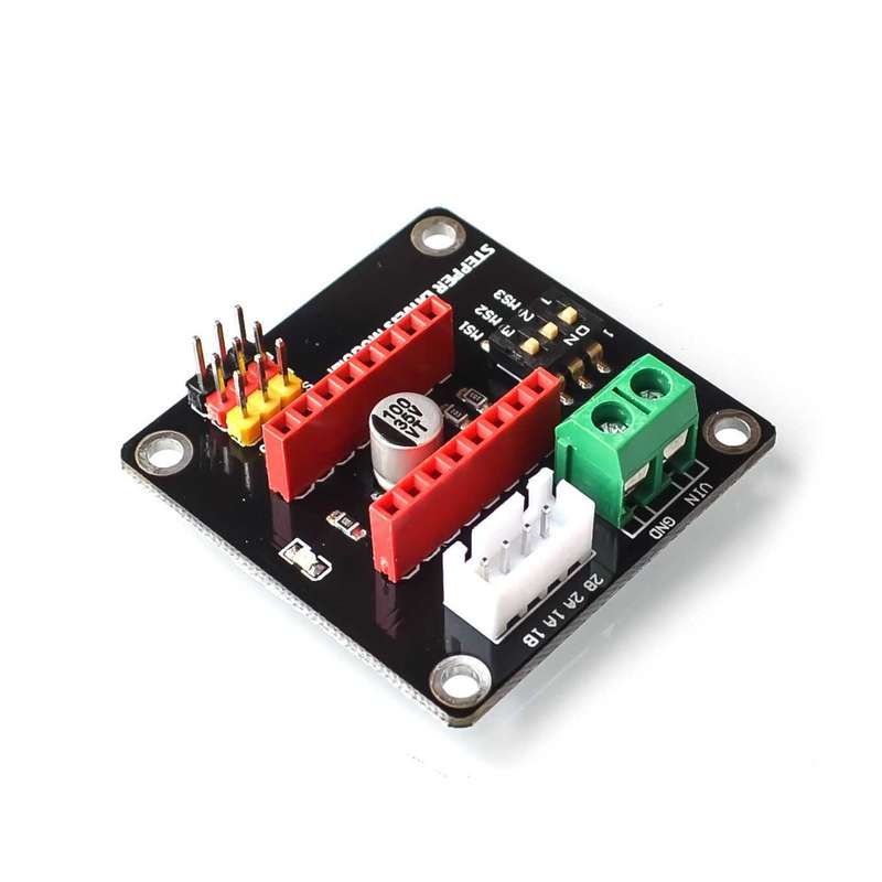 Stepper Motor Driver Break Out Board A4988 or DRV8825 Black Version