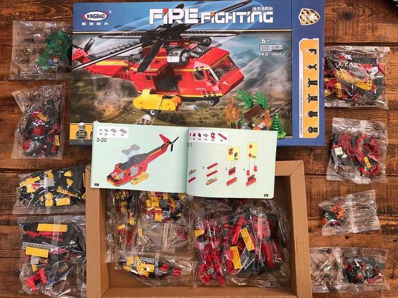 Xingbao - Firefighter Helicopter (Lego Compatible)