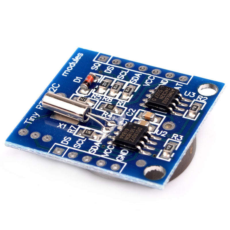 Real Time Clock (RTC-DS1307) and Memory module