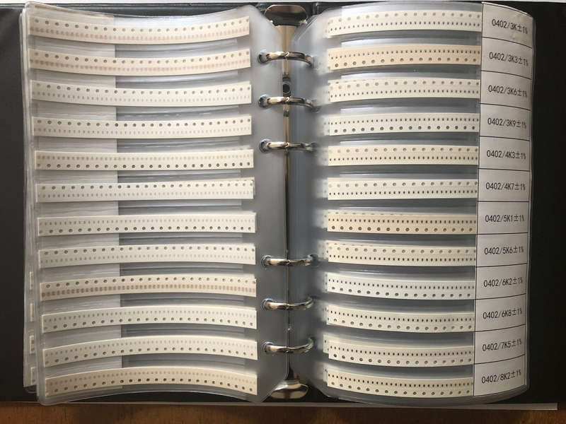 0402 Resistor Kit 8500 Pcs 170 Values