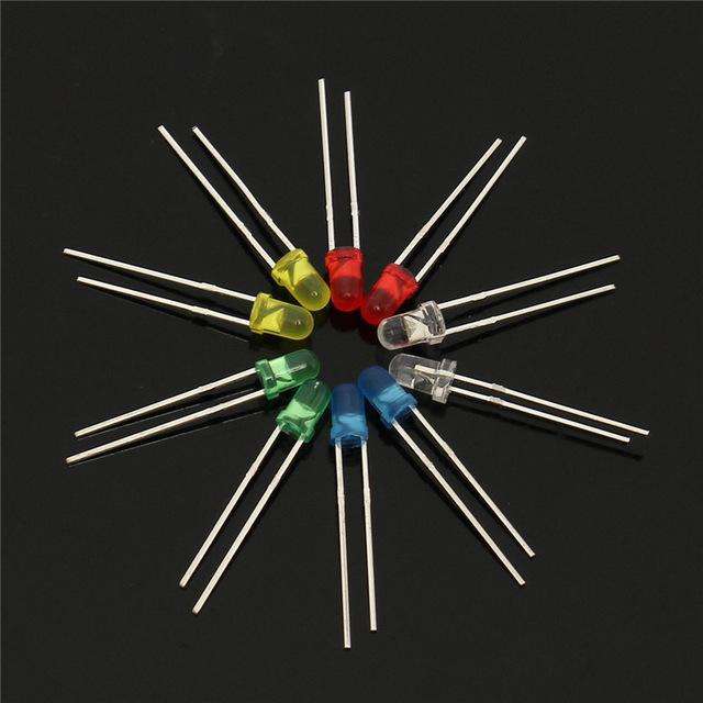 3MM LED KIT (5 TYPES, 200 PCS)