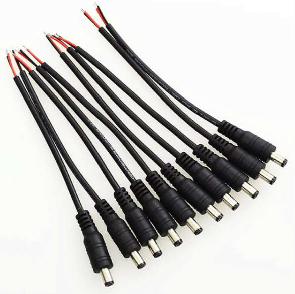 5.5mm DC Male Jack Plug Cable