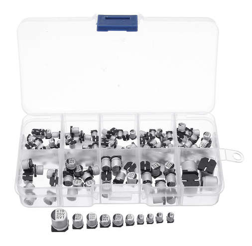 SMD Capacitor Kit (10 Values 145 Pcs)