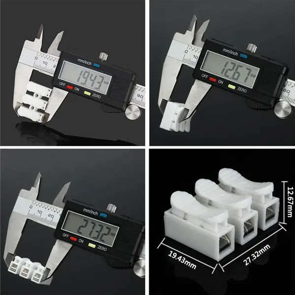 Spring Loaded Connector Block 3 Way