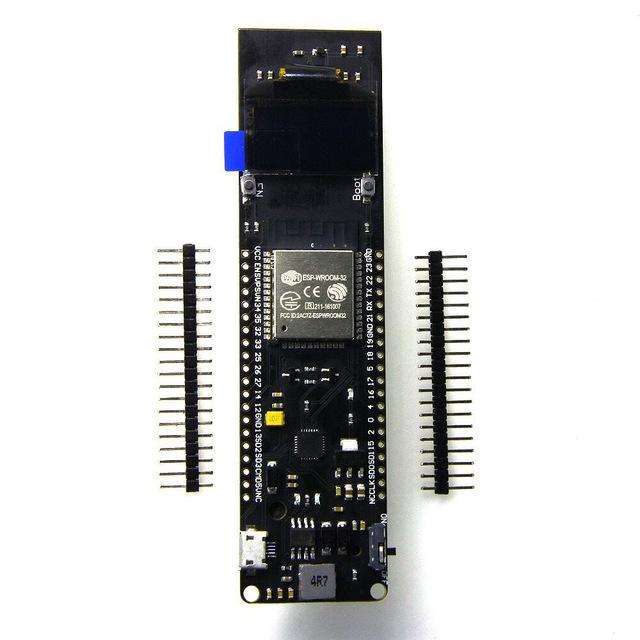 ESP32 WiFi + bluetooth + 18650 Battery Holder + 0.96 Inch OLED