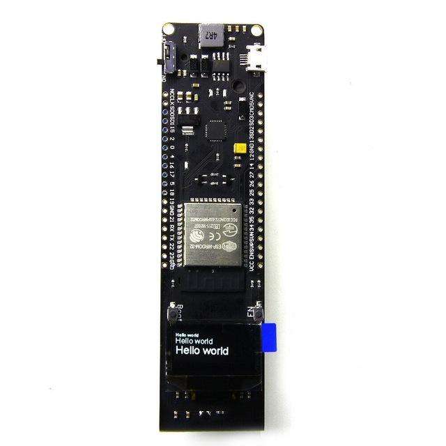 ESP32 WiFi + bluetooth + 18650 Battery Holder + 0.96 Inch OLED