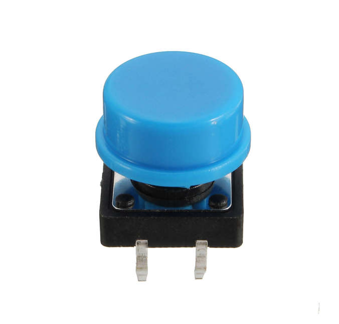 Tactile Blue Round Button Switch