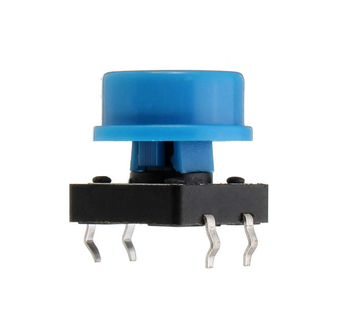 Tactile Blue Round Button Switch