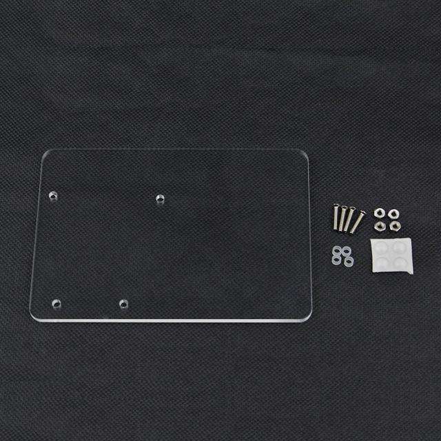 Arduino Uno Transparent Acrylic Mounting Plate with 400P Breadboard