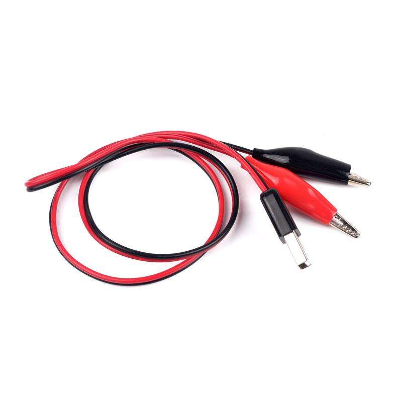 USB to Crocodile clips cable