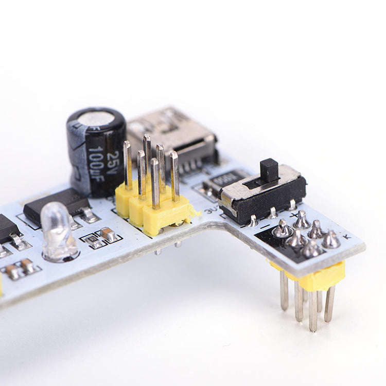 White Breadboard Power Supply Module 3.3V and 5V (C14-B00)