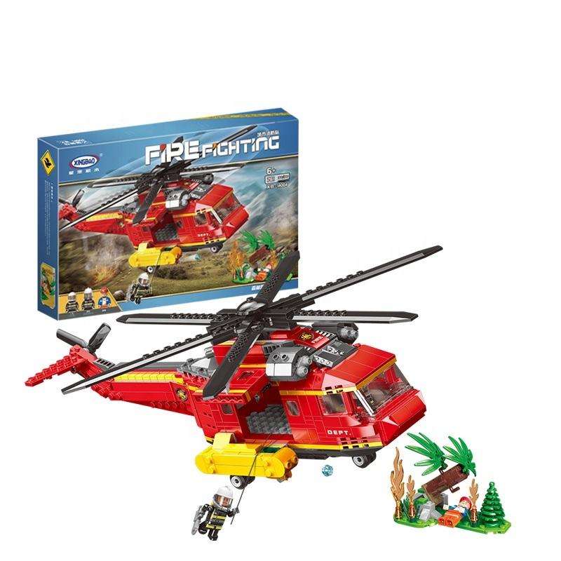 Xingbao - Firefighter Helicopter (Lego Compatible)