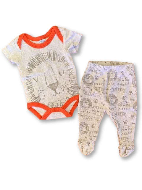 Newborn Short Sleeve Onesie/ Vest Set (with Pants) - Ackermans