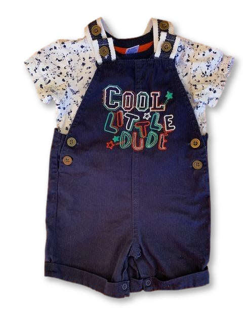 3-6 Months Jumpsuit with Short Sleeve Top Babygrow - Ackermans