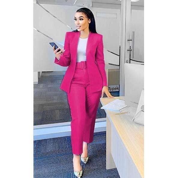 Vintage Solid Color Formal Set