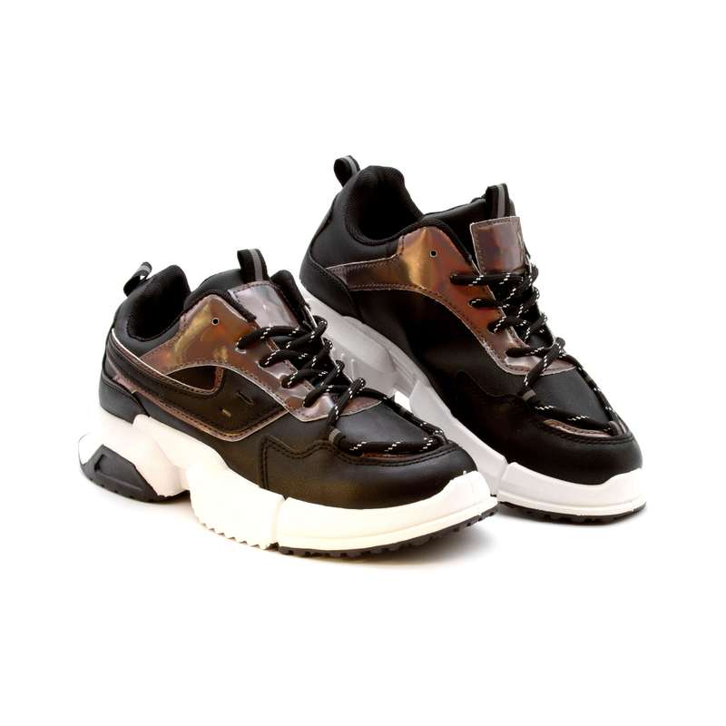Lace-Up Platform Sneaker