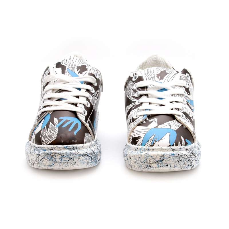 Fashion Lace Up Low Top Platform Shoes.