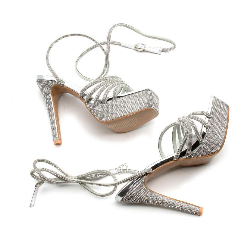 Platform Rhinestone High Heel Shoes