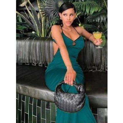 Sexy Backless V-Neck Dress