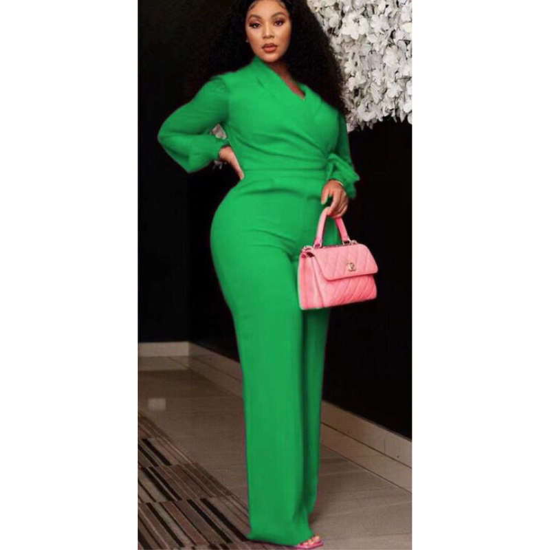 High Waisted Pant and Crop Top Set