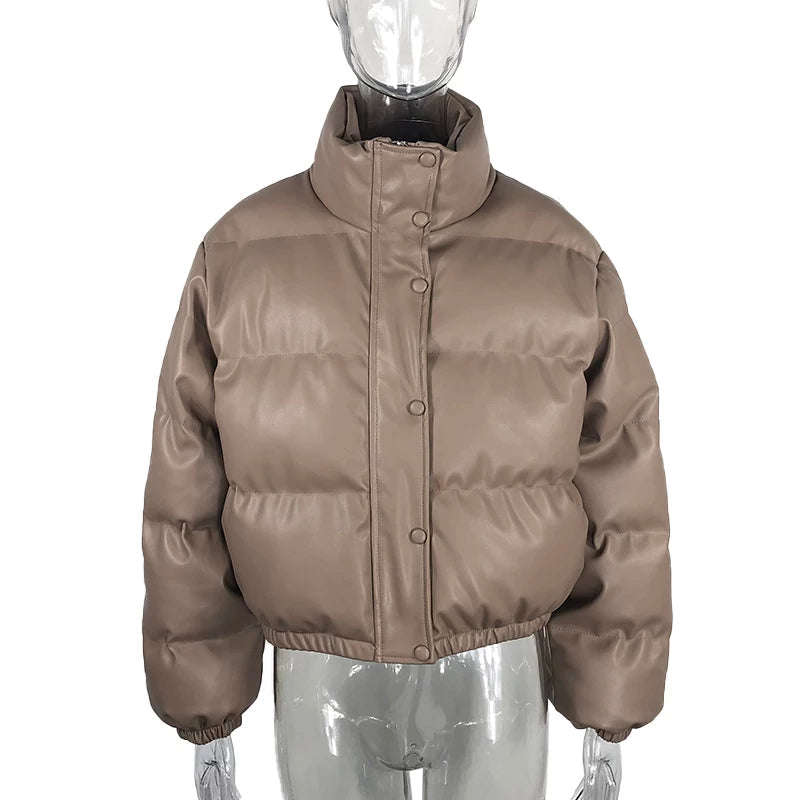 Thick Warm Short Parkas Coat.
