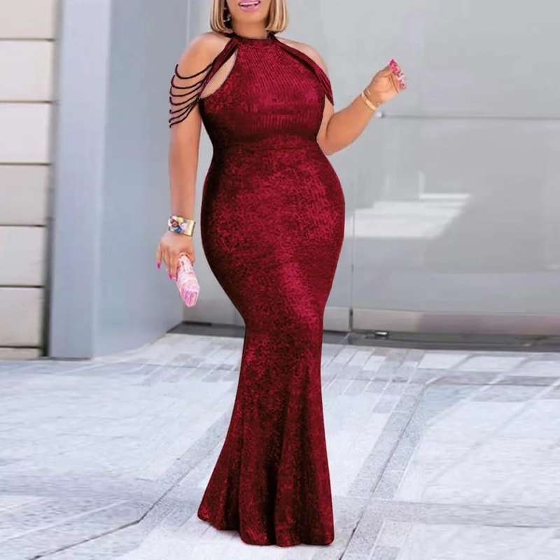 Sequin Long Party Dress