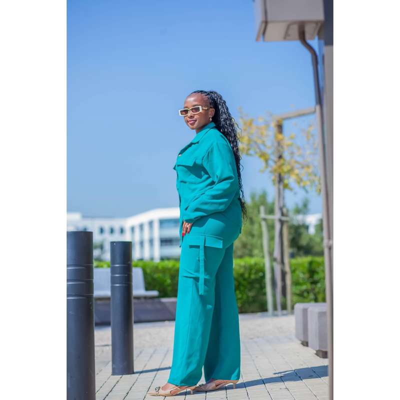 Casual Comfortable Linen Shirt And Pants Two Piece Set