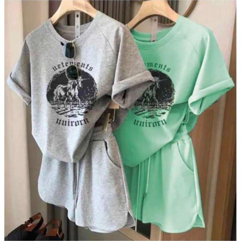 Casual Streetwear trksuits Two Piece Set.