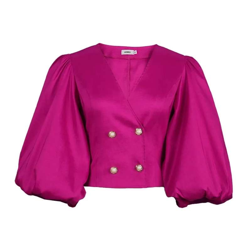 Vintage Lantern Sleeve Top
