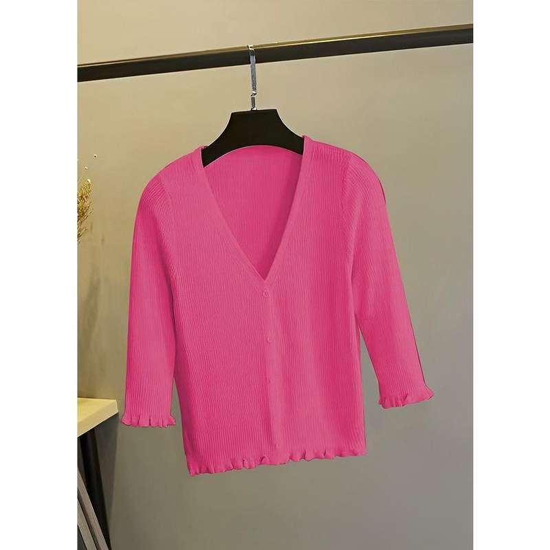 Short Sleeve V-Neck Top