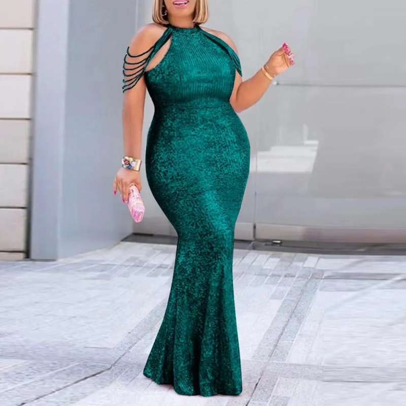 Sequin Long Party Dress