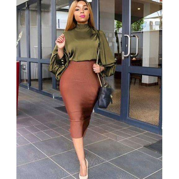 Long Sleeve Turtleneck Top