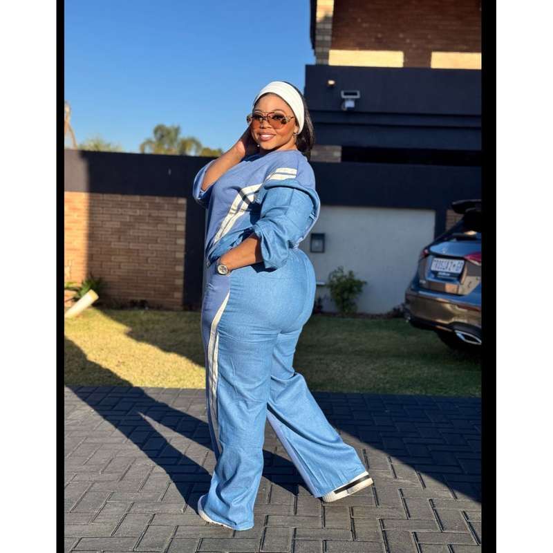 Two Piece Two Tone Long Sleeve Pants & Top Set